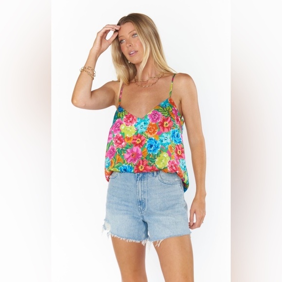 SHOW ME YOUR MUMU Spotlight Tank In Bright Floral Soiree - Picture 5 of 5
